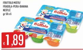 Offerta per Nestlè - Fruttolo Misto/ Fragola-Pera-Banana a 1,89€ in Mercadò