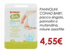 Offerta per Conad - Pannolini Baby a 4,55€ in Conad