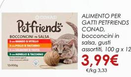 Offerta per Conad - Alimento Per Gatti Petfriends a 3,99€ in Conad City
