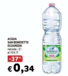 Offerta per San Benedetto - Acqua Ecogreen a 0,34€ in Crai