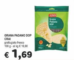 Offerta per Crai - Grana Padano DOP a 1,69€ in Crai