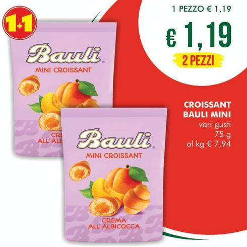 Offerta per Bauli - Croissant Mini a 1,19€ in Crai