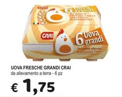 Offerta per Uova a 1,75€ in Crai