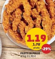 Offerta per Filetti Di Pollo a 1,19€ in PENNY
