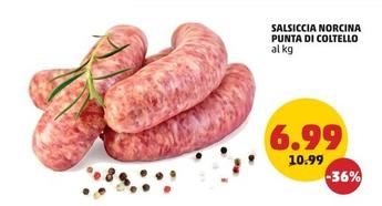 Offerta per Salsiccia Norcina Punta Di Coltello a 6,99€ in PENNY