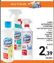 Offerta per  Lysoform - Linea Detergenti  a 2,39€ in Spazio Conad