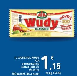 Offerta per  Aia - Il Würstel Wudy a 1,15€ in Spazio Conad
