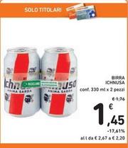 Offerta per Ichnusa - Birra a 1,45€ in Spazio Conad