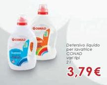 Offerta per Conad - Detersivo Liquido Per Lavatrice a 3,79€ in Spazio Conad