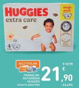 Offerta per Huggies - Pannolini, Mutandina a 21,9€ in Spazio Conad