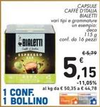 Offerta per Bialetti - Capsule Caffè D'italia a 5,15€ in Spazio Conad