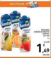 Offerta per  Santal - Bevanda A Base Di Frutta  a 1,49€ in Spazio Conad