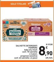 Offerta per Pampers - Salviette Detergenti a 8,9€ in Spazio Conad