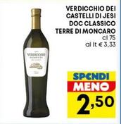 Offerta per Vino bianco a 2,5€ in Pam