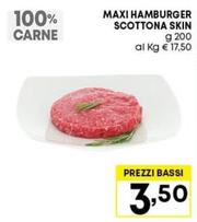 Offerta per Hamburger a 3,5€ in Pam