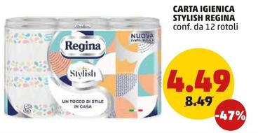 Offerta per Regina - Carta Igienica Stylish a 4,49€ in PENNY