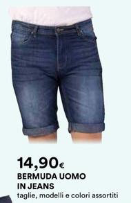 Offerta per Bermuda Uomo In Jeans a 14,9€ in Ipercoop