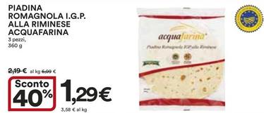 Offerta per Piadine a 1,29€ in Ipercoop
