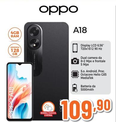Offerta per Oppo - A18 a 109,9€ in Expert