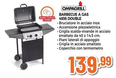 Offerta per Ompagrill - Barbecue A Gas 4936 Double a 139,99€ in Expert