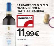 Offerta per Vino a 11,99€ in Coop