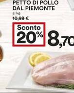 Offerta per Petto di pollo a 8,7€ in Coop