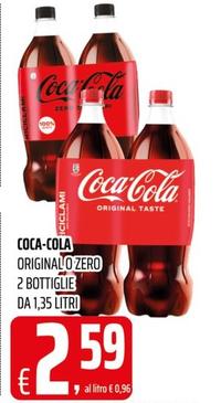 Offerta per Coca cola zero a 2,59€ in Coop