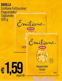 Offerta per Barilla - Emiliane Fettuccine a 1,59€ in Coop