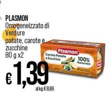 Offerta per Plasmon - Omogeneizzato Di Verdure Patate, Carote E Zucchine a 1,39€ in Coop