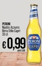 Offerta per Peroni - Nastro Azzurro Birra Stile Capri a 0,99€ in Coop