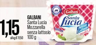 Offerta per Galbani - Santa Lucia Mozzarella Senza Lattosio a 1,15€ in Coop