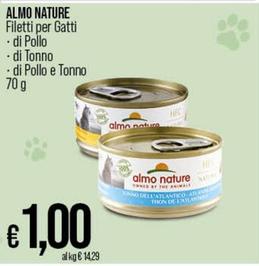 Offerta per Almo Nature - Filetti Per Gatti Di Pollo a 1€ in Coop