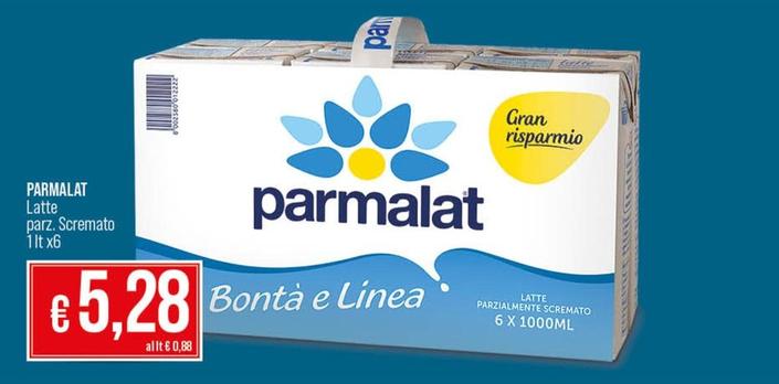 Offerta per Parmalat - Latte Parz. Scremato a 5,28€ in Coop