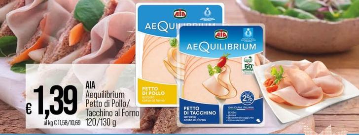 Offerta per Aia - Aequilibrium Petto Di Pollo a 1,39€ in Coop