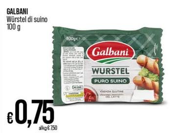 Offerta per Galbani - Würstel Di Suino a 0,75€ in Coop