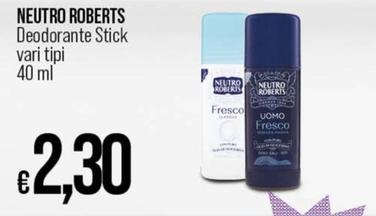 Offerta per Neutro Roberts - Deodorante Stick a 2,3€ in Coop