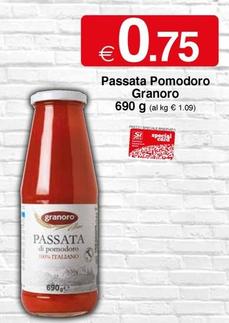 Offerta per Granoro - Passata Pomodoro a 0,75€ in Si con Te
