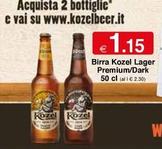 Offerta per Kozel - Birra Kozel Lager Premium/dark a 1,15€ in Si con Te