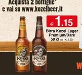 Offerta per Kozel - Birra Lager Premium/dark a 1,15€ in Si con Te