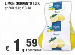 Offerta per Limoni Sorrento I.G.P. a 1,59€ in Crai