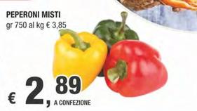 Offerta per Peperoni Misti a 2,89€ in Crai