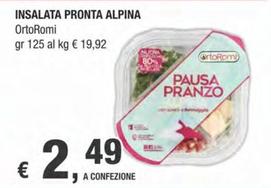 Offerta per Ortoromi - Insalata Pronta Alpina a 2,49€ in Crai