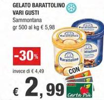 Offerta per Sammontana - Gelato Barattolino a 2,99€ in Crai