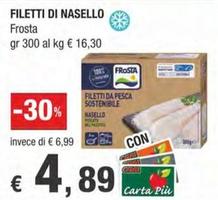 Offerta per Frosta - Filetti Di Nasello a 4,89€ in Crai