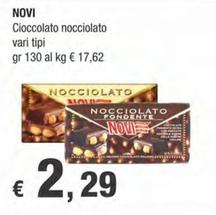 Offerta per Novi - Cioccolato Nocciolato a 2,29€ in Crai