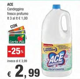 Offerta per Ace - Candeggina Fresco Profumo a 2,99€ in Crai