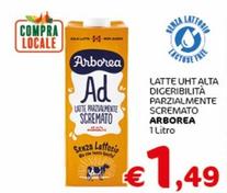 Offerta per Arborea - Latte UHT Alta Digeribilità Parzialmente Scremato a 1,49€ in Crai