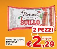 Offerta per Fiorucci - Wurstel Suillo a 2,29€ in Crai