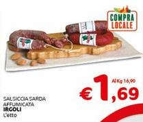 Offerta per Irgoli - Salsiccia Sarda Affumicata a 1,69€ in Crai
