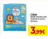 Offerta per Crai - Bebe Pannolini Junior a 3,99€ in Crai